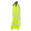 Leo Workwear Georgeham Class 3 Hi-Vis Yellow Long-Sleeved Polo Shirt